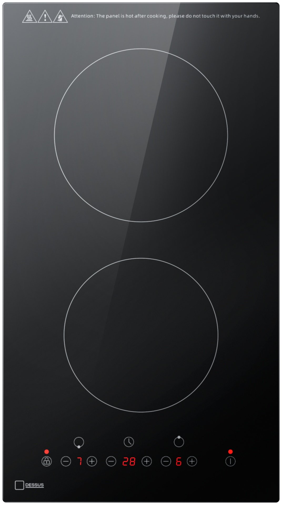 Варочная поверхность Dessus DCGC-30102B черный купить,NaN