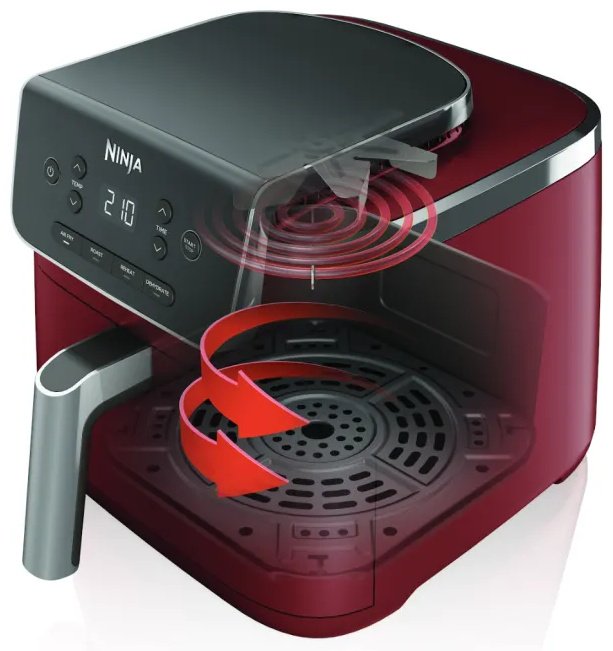 Аэрогриль Ninja AF140EUCM 4.7 л бордовый