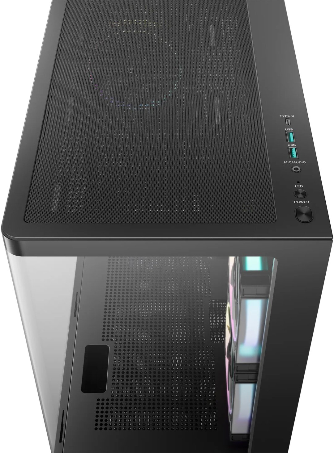 Корпус Deepcool CG380U 3F R-CG380U-BKAGM3-G черный купить,NaN