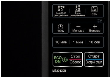 Микроволновая печь LG MS2042DB черный купить,56952