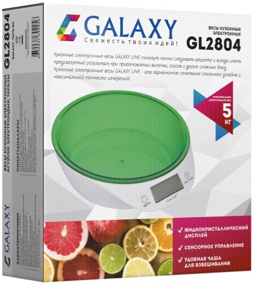 Кухонные весы GALAXY GL2804 - ForteMarket Кухонные весы GALAXY GL2804 купить,0