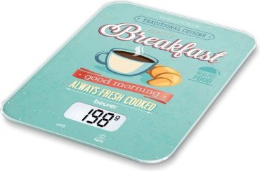Кухонные весы Beurer KS19 Breakfast зеленый