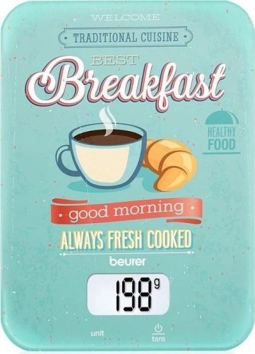 Кухонные весы Beurer KS19 Breakfast зеленый - ForteMarket Кухонные весы Beurer KS19 Breakfast зеленый купить,0
