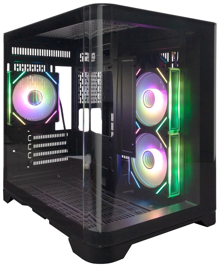 Корпус 1STPLAYER UV5-BK-2FC7R-1FC7 черный