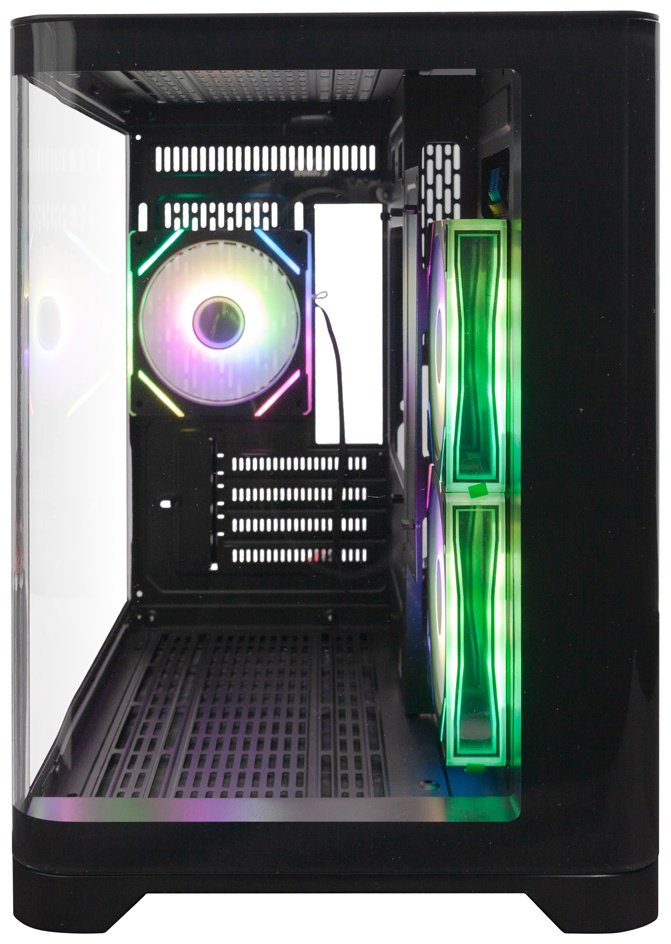 Корпус 1STPLAYER UV5-BK-2FC7R-1FC7 черный