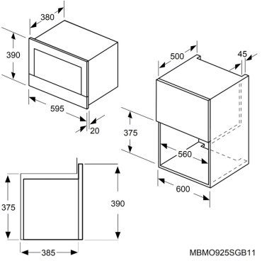 Микроволновая печь MAUNFELD MAUNFELD MBMO925SGW11 белый купить,230027