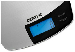 Кухонные весы CENTEK CT-2463 серебристый