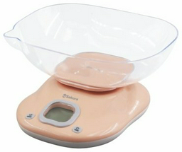 Кухонные весы SAKURA SA-6050CG бежевый, серый