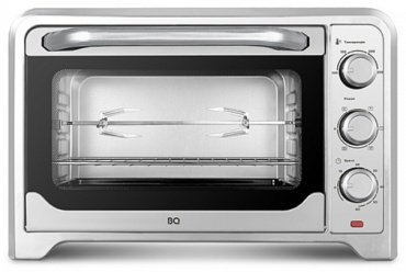 Настольная электропечь BQ EO1002B серебристый, черный