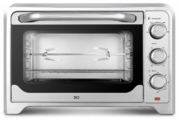 Настольная электропечь BQ EO1002B серебристый, черный