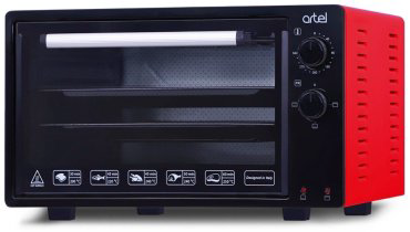 Настольная электропечь Artel MD 3216 E черный, красный