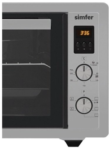 Настольная электропечь Simfer M4557 серый купить,NaN