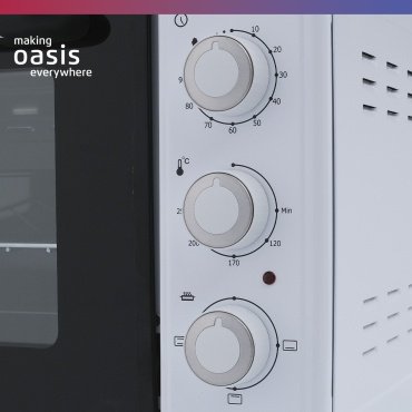 Настольная электропечь Oasis M-50W белый - ForteMarket Настольная электропечь Oasis M-50W белый купить,0