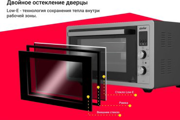 Настольная электропечь Simfer M4557 серый купить,NaN