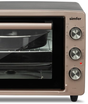 Настольная электропечь Simfer M3430 золотисто-розовая купить,NaN