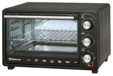 Настольная электропечь Sakura SA-7025B черный