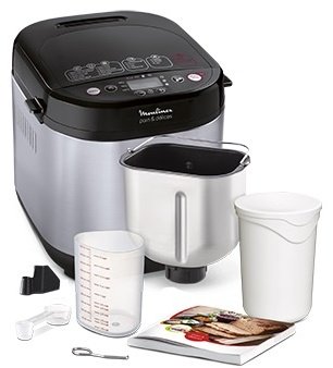Хлебопечь Moulinex OW240E30 черный, серебристый - ForteMarket Хлебопечь Moulinex OW240E30 черный, серебристый купить,0