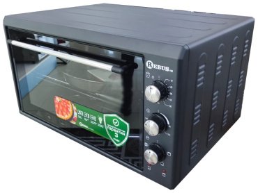 Настольная электропечь Rebus Pro 4595 черный - ForteMarket Настольная электропечь Rebus Pro 4595 черный купить,0