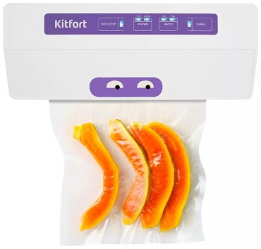 Вакуумный упаковщик Kitfort KT-1523-1 белый-фиолетовый купить,0