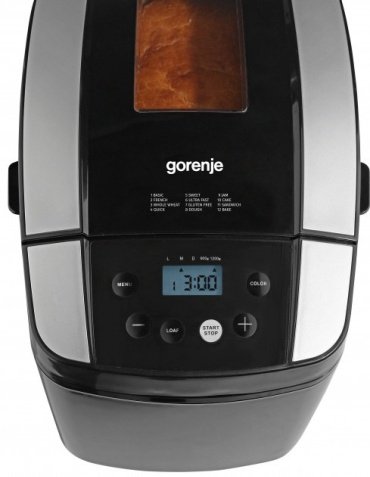 Хлебопечь Gorenje BM1210BK черный, серый - ForteMarket Хлебопечь Gorenje BM1210BK черный, серый купить,0
