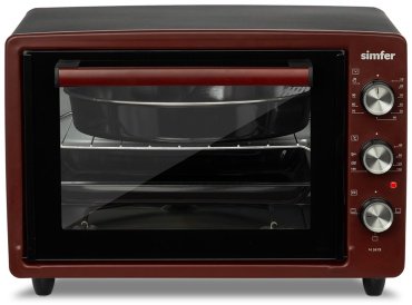 Настольная электропечь Simfer M3419 бордовый - ForteMarket Настольная электропечь Simfer M3419 бордовый купить,0