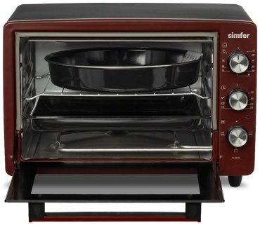 Настольная электропечь Simfer M3419 бордовый - ForteMarket Настольная электропечь Simfer M3419 бордовый купить,0