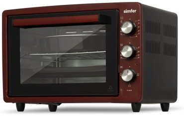 Настольная электропечь Simfer M3419 бордовый - ForteMarket Настольная электропечь Simfer M3419 бордовый купить,0
