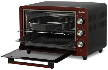 Настольная электропечь Simfer M3419 бордовый - ForteMarket Настольная электропечь Simfer M3419 бордовый купить,0