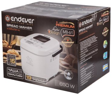 Хлебопечь ENDEVER Skyline MB-61 белый купить,0