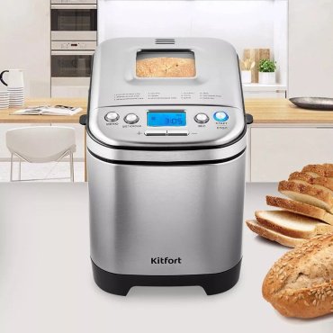 Хлебопечь Kitfort KT-306 серебристый купить,0
