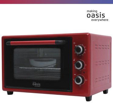 Настольная электропечь Oasis M-40R красный купить,NaN