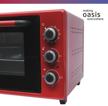 Настольная электропечь Oasis M-40R красный купить,NaN