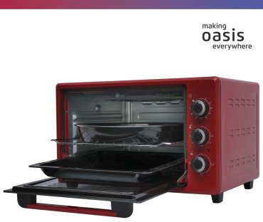 Настольная электропечь Oasis M-40R красный - ForteMarket Настольная электропечь Oasis M-40R красный купить,0