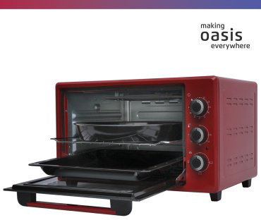 Настольная электропечь Oasis M-40R красный купить,NaN