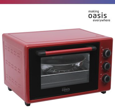 Настольная электропечь Oasis M-40R красный купить,NaN
