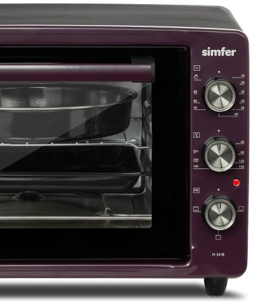 Настольная электропечь Simfer M3418 фиолетовый купить,NaN