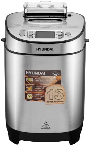 Хлебопечь Hyundai HYBM-M0313G серый купить,0