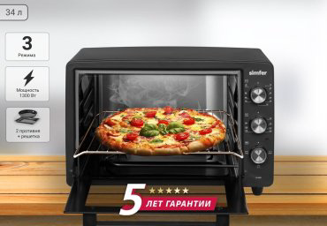 Настольная электропечь Simfer M3426 черный купить,NaN