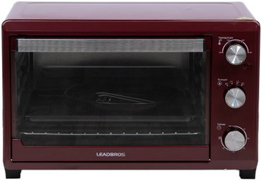 Настольная электропечь Leadbros GR38B красный
