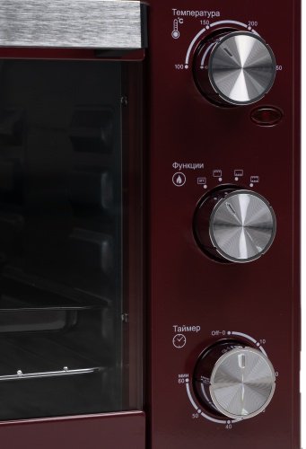 Настольная электропечь Leadbros GR38B красный