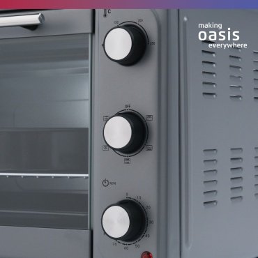 Настольная электропечь Oasis M-S45GR серый - ForteMarket Настольная электропечь Oasis M-S45GR серый купить,0