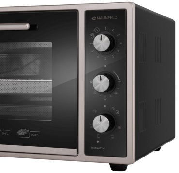 Настольная электропечь MAUNFELD CEMOA.456.S2 черный, серый - ForteMarket Настольная электропечь MAUNFELD CEMOA.456.S2 черный, серый купить,0