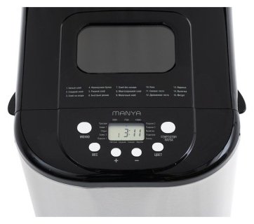 Хлебопечь Manya BM-M102 черный, серебристый - ForteMarket Хлебопечь Manya BM-M102 черный, серебристый купить,0