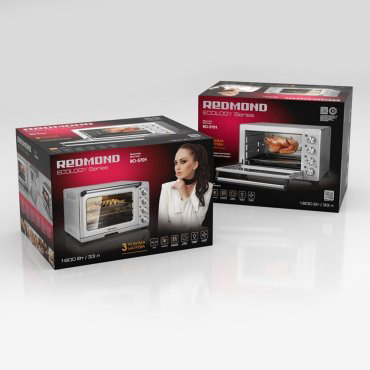 Настольная электропечь REDMOND RO-5701 серебристый - ForteMarket Настольная электропечь REDMOND RO-5701 серебристый купить,89990