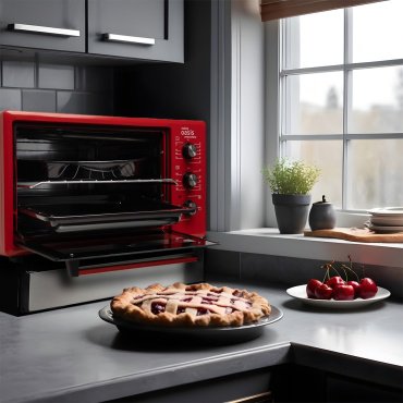 Настольная электропечь Oasis M-45R красный - ForteMarket Настольная электропечь Oasis M-45R красный купить,0