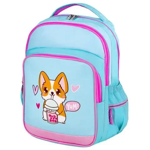 Рюкзак Юнландия Corgi 270679 17л бирюзово-розовый купить,NaN