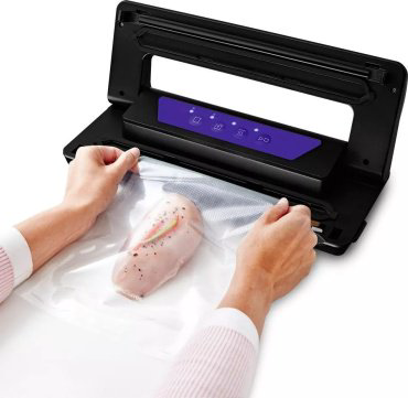Вакуумный упаковщик Kitfort KT-1528-1 черный, фиолетовый купить,29990