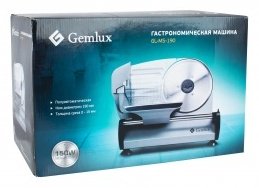 Ломтерезка Gemlux GL-MS-190 серебристый купить,0