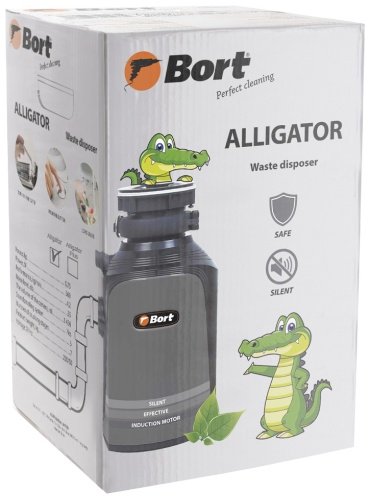 Измельчитель Bort Alligator черный