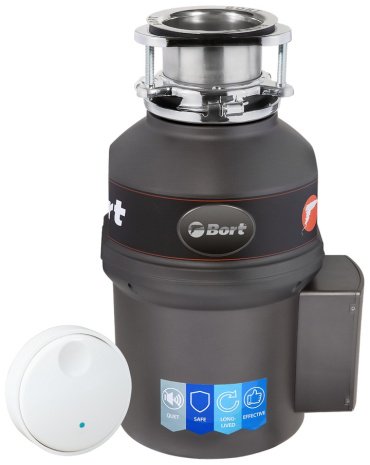 Измельчитель Bort TITAN 9000 серый